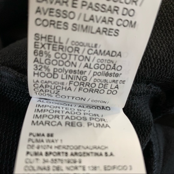 Puma Sweatshirt Puma Logo Amplified Terry Hoodie - Picture 11 of 15